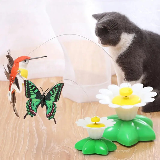 Rotating Electric Butterfly Cat Teaser